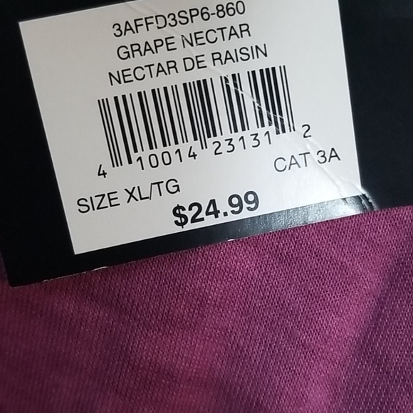 DH3 grape nectar open back shirt XL NWT - Picture 8 of 12